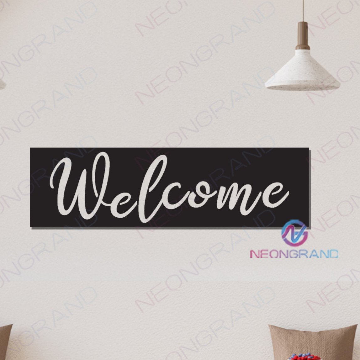 Welcome Sign Business Metal Sign