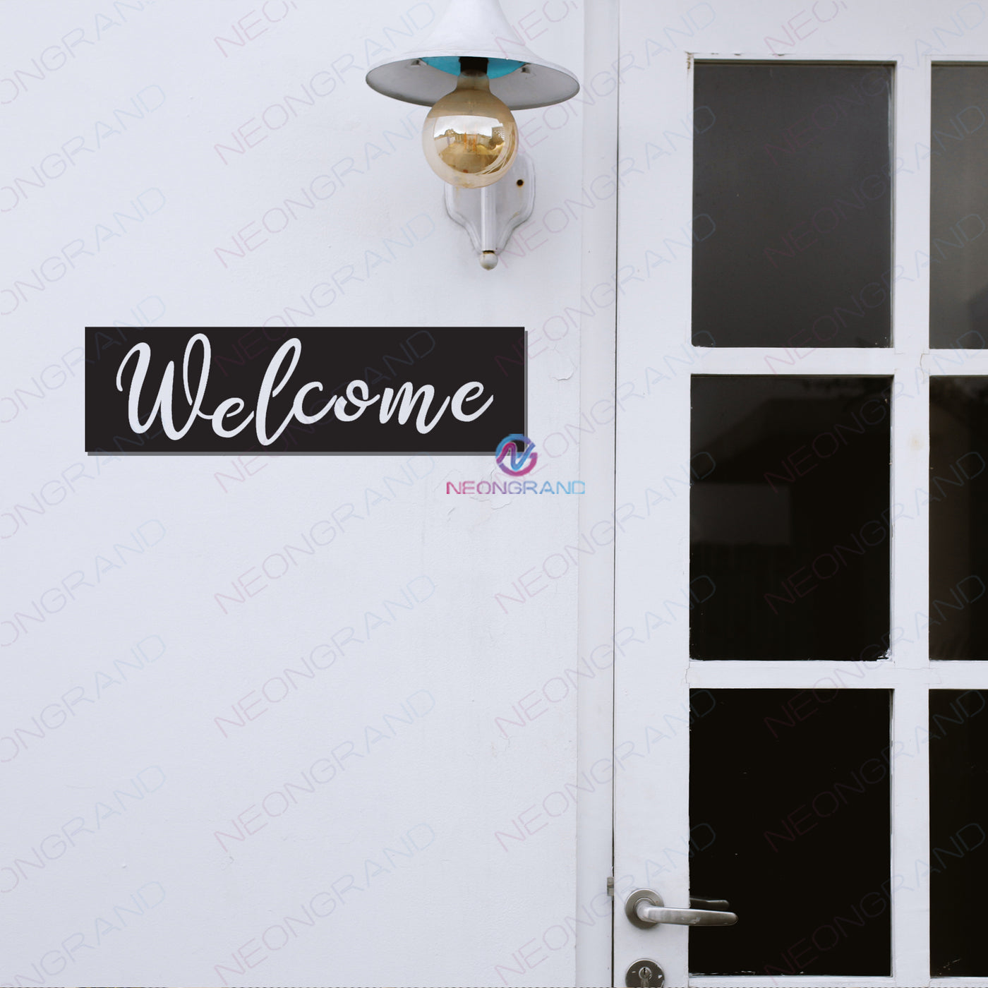 Welcome Sign Business Metal Sign