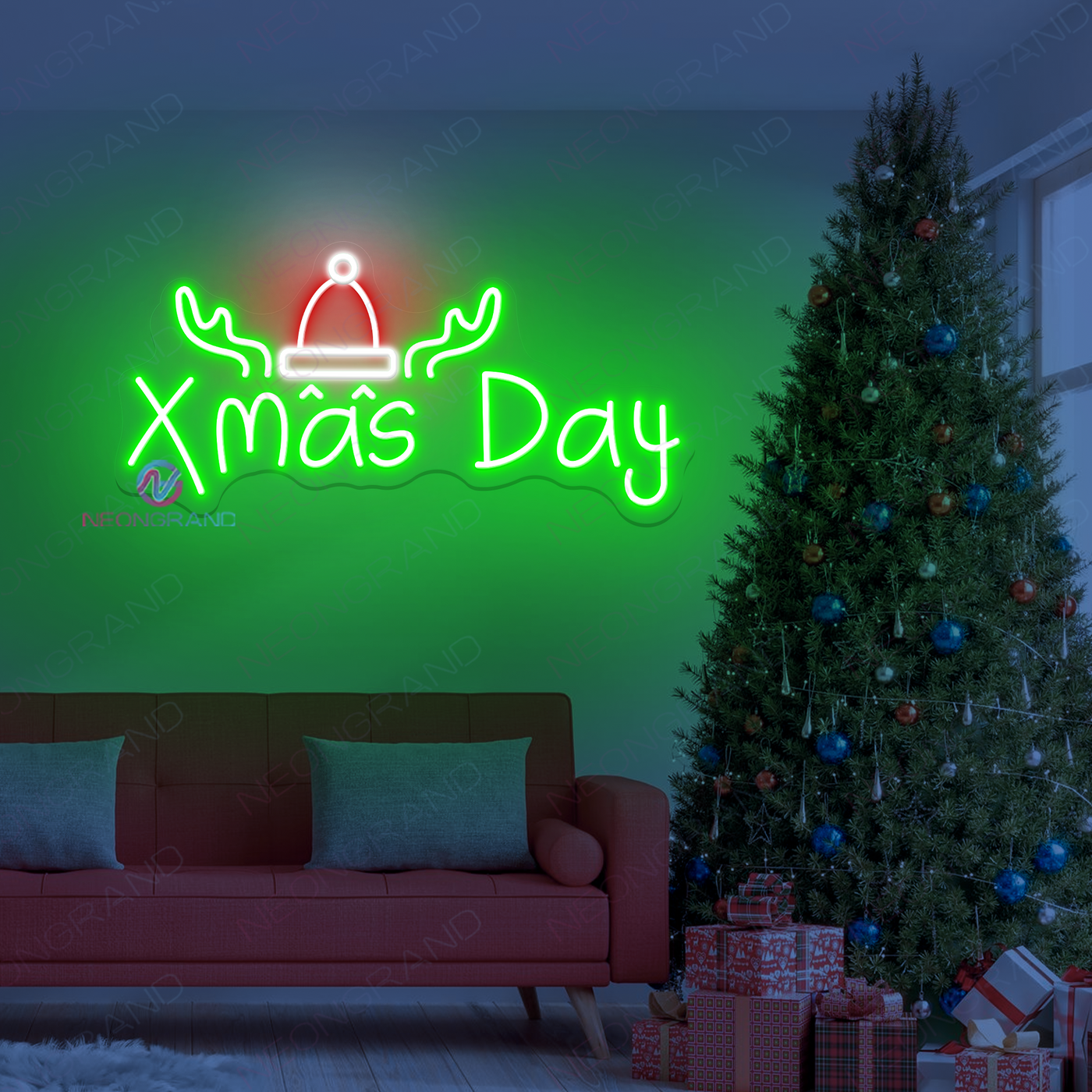 Xmas Day Neon Sign Christmas Led Light