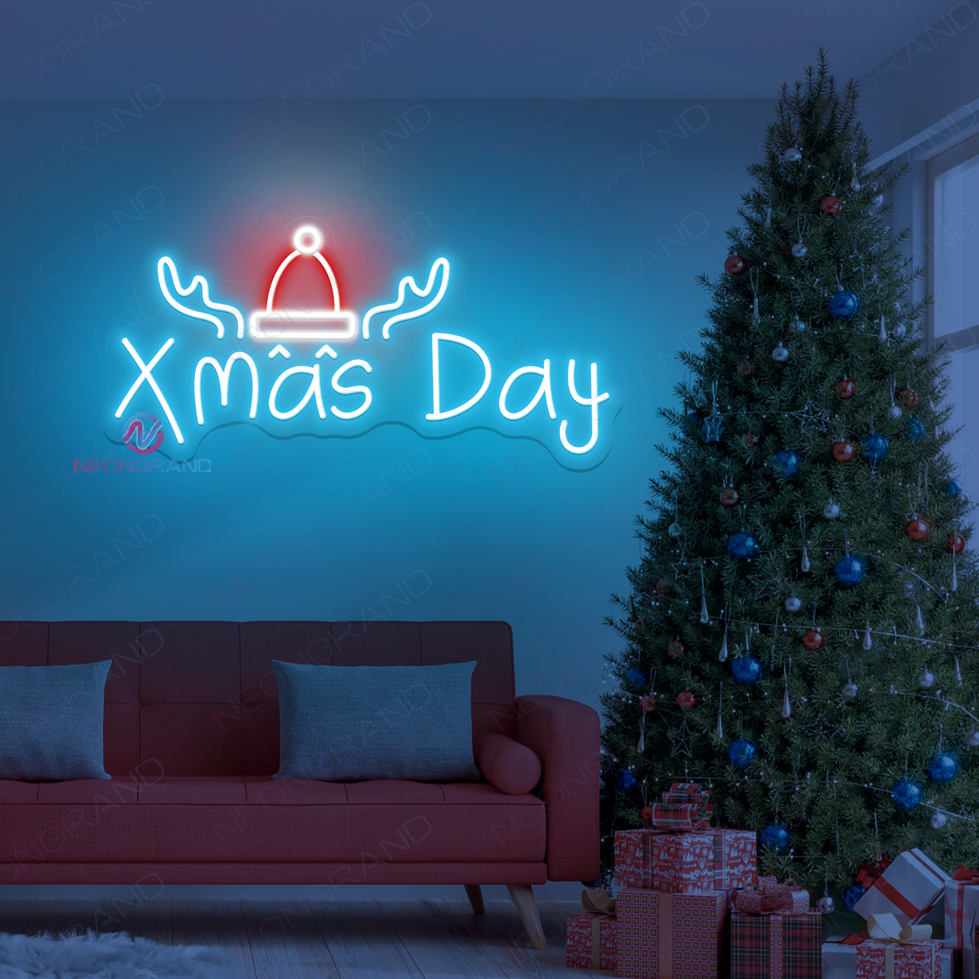 Xmas Day Neon Sign Christmas Led Light