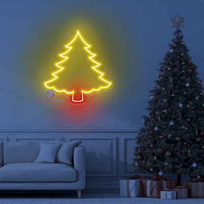 Xmas Tree Neon Sign Christmas Led Light