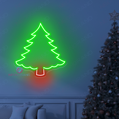 Xmas Tree Neon Sign Christmas Led Light