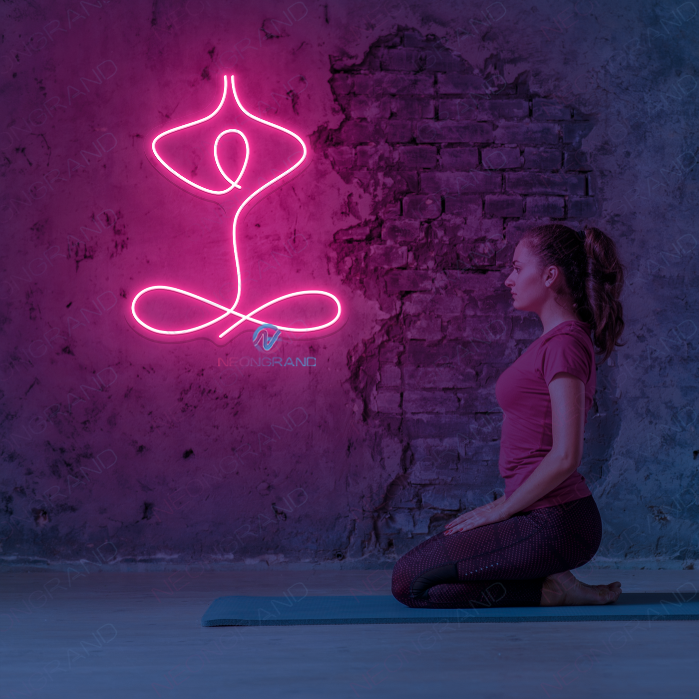 Yoga Neon Sign Fitness Led Light