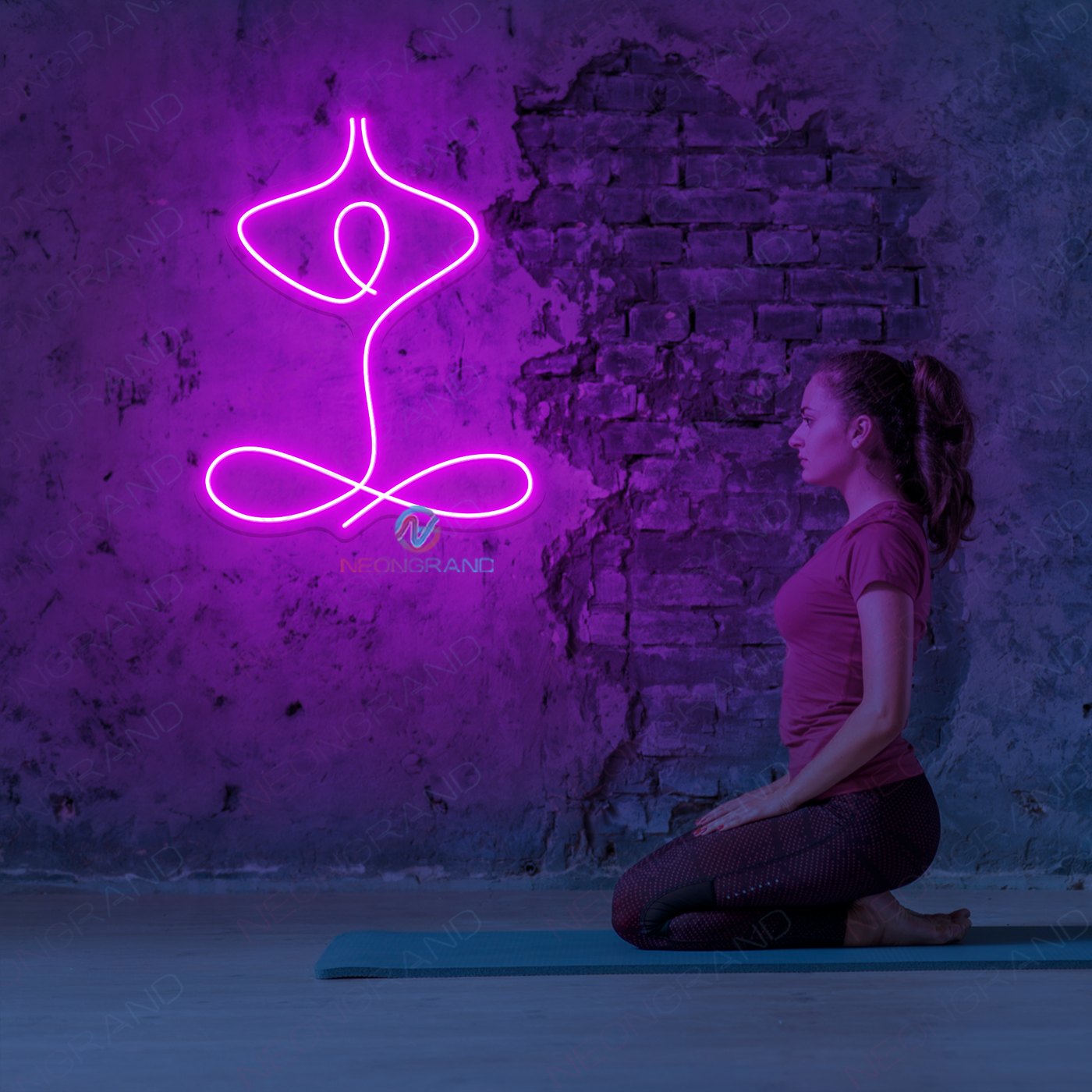 Yoga Neon Sign Fitness Led Light