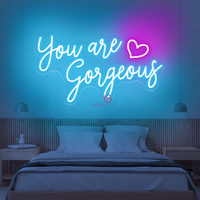 You're Gorgeous Neon Sign Inspirational Led Light