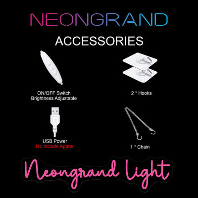 Trick Or Treat Neon Sign USB Led Light