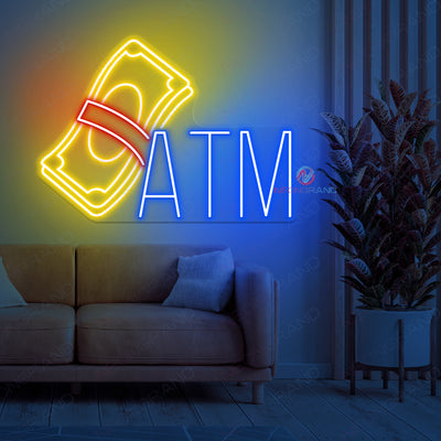 ATM Neon Sign Business Led Light