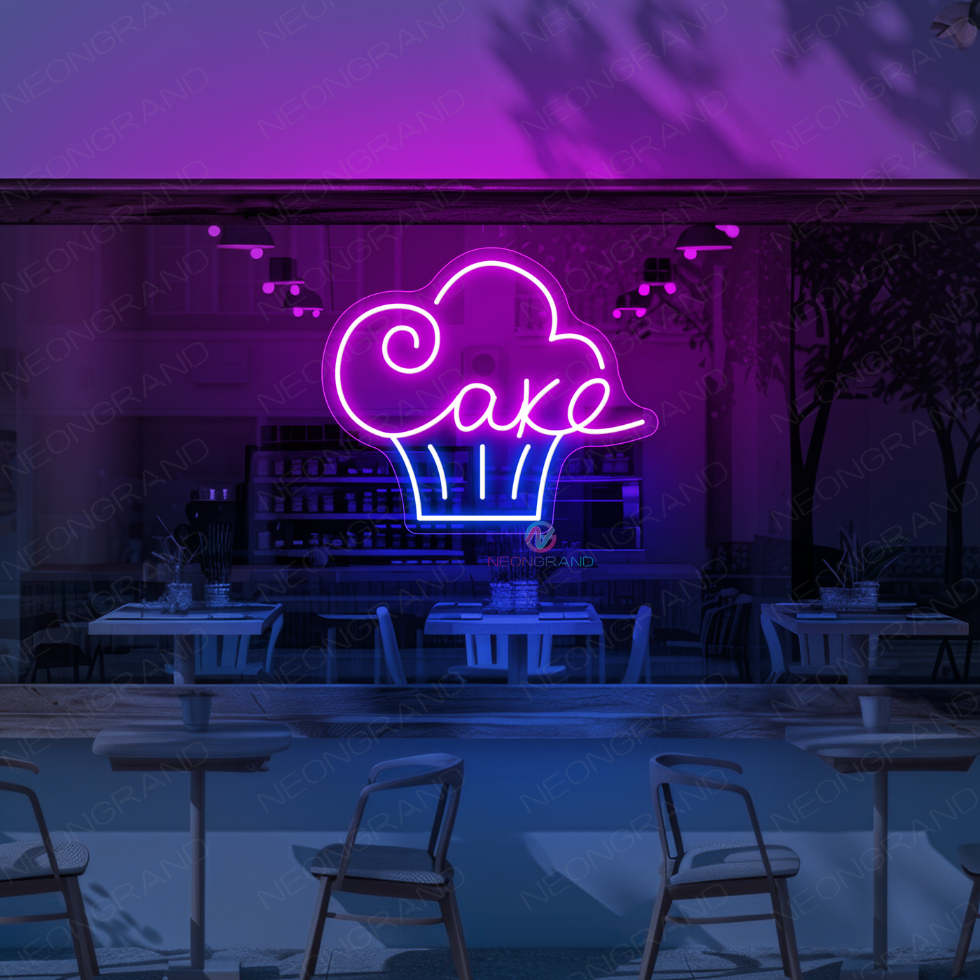 Bakery Neon Sign Cake LED Light For Coffee Shop