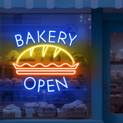 Bakery Open Neon Sign Storefront Led Light For Business