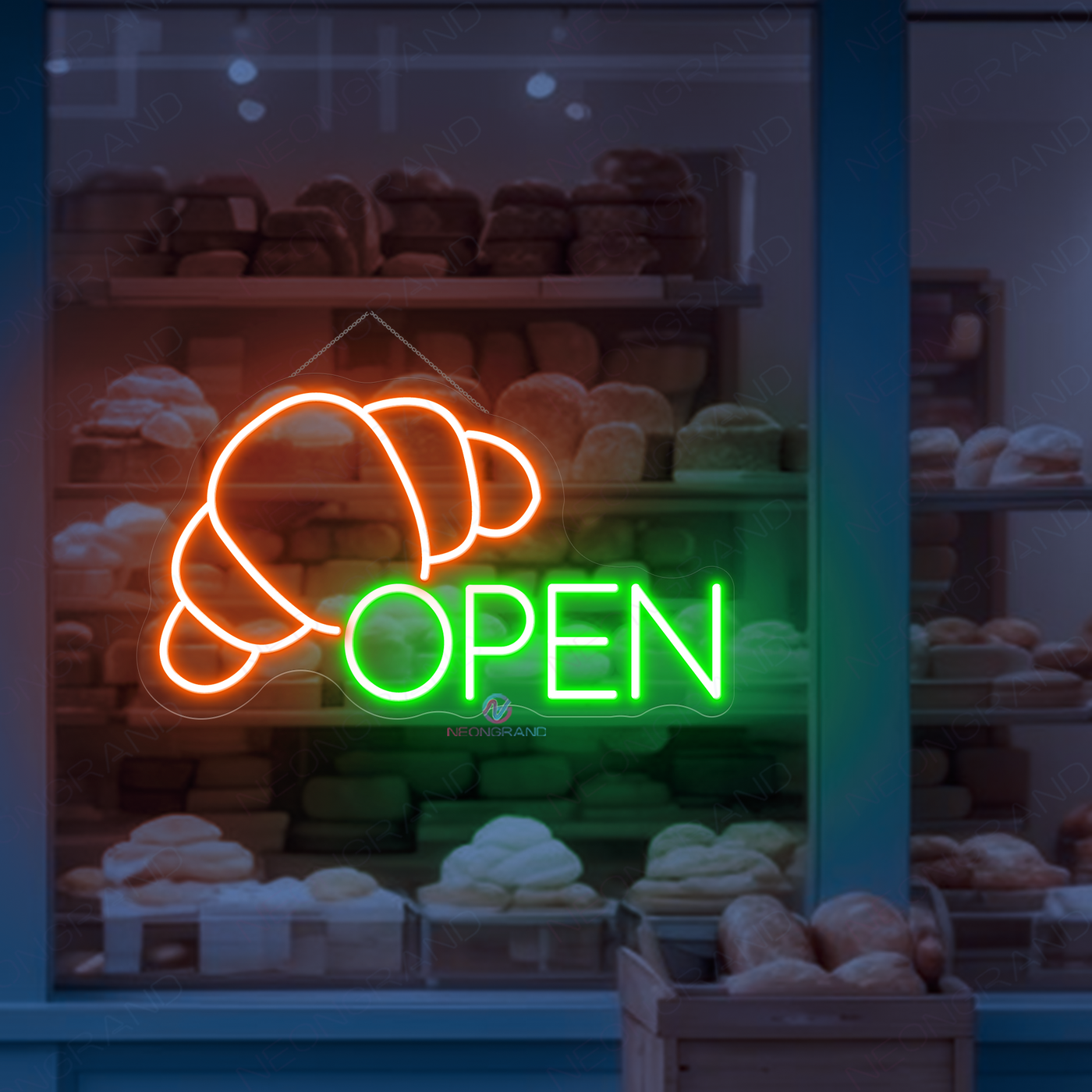 Bakery Open Neon Sign Business Led Light