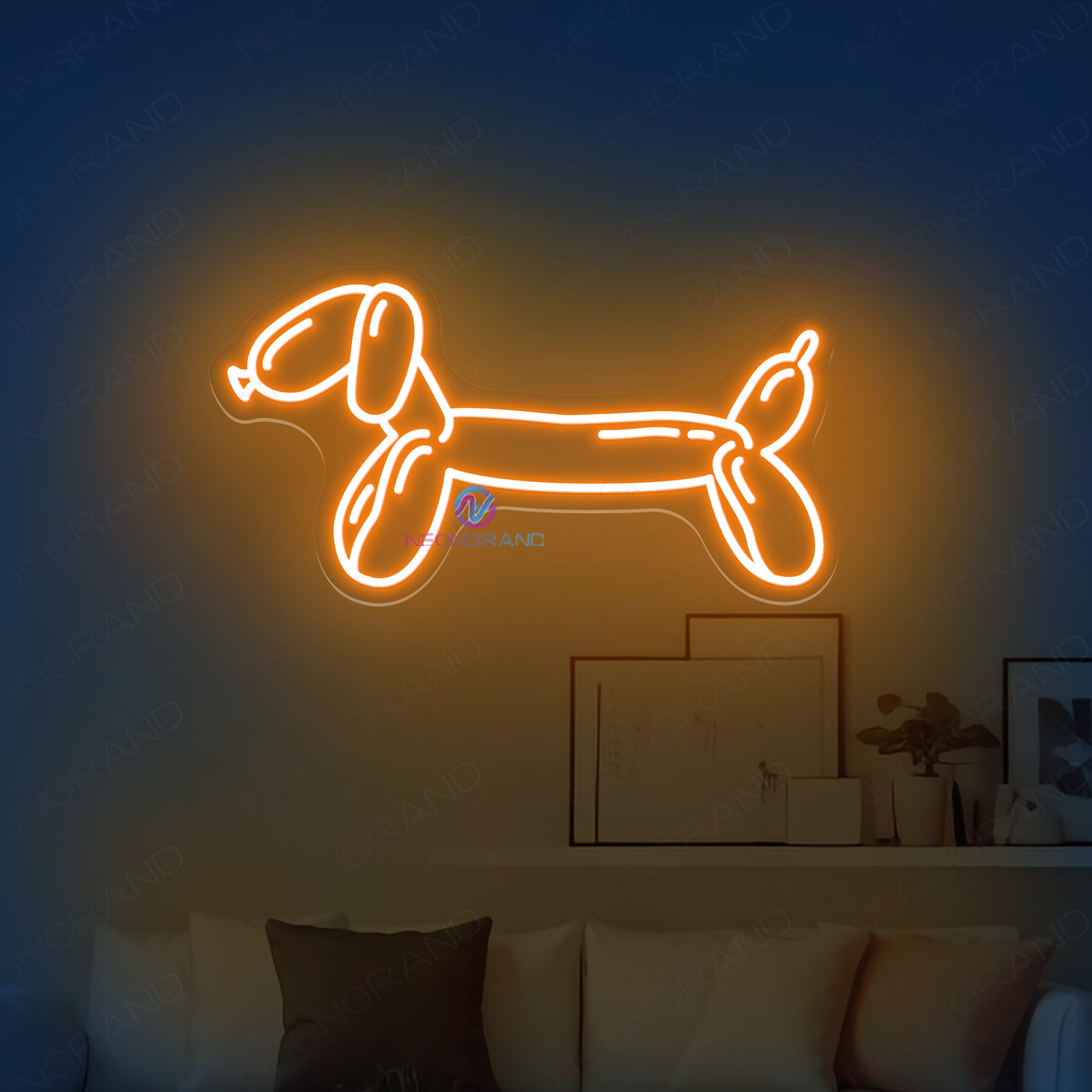 Balloon Dog Neon Sign Cool Led Light