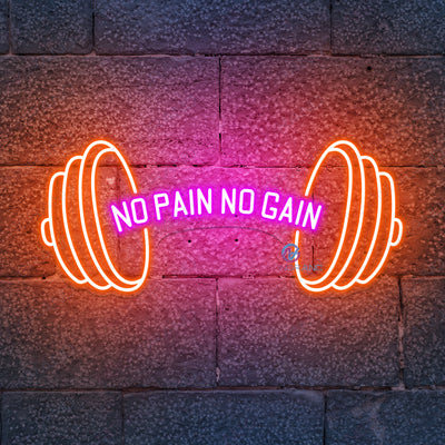 Barbell Neon Sign Led Light Up Your Space