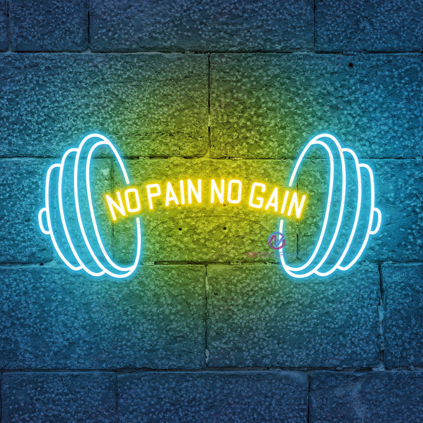 Barbell Neon Sign Led Light Up Your Space