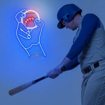 Baseball Neon Sign Gaming Room LED Light