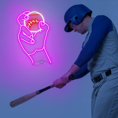Baseball Neon Sign Gaming Room LED Light