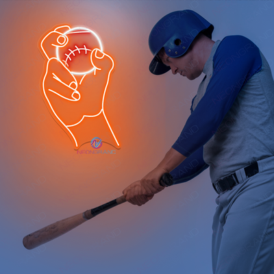 Baseball Neon Sign Gaming Room LED Light
