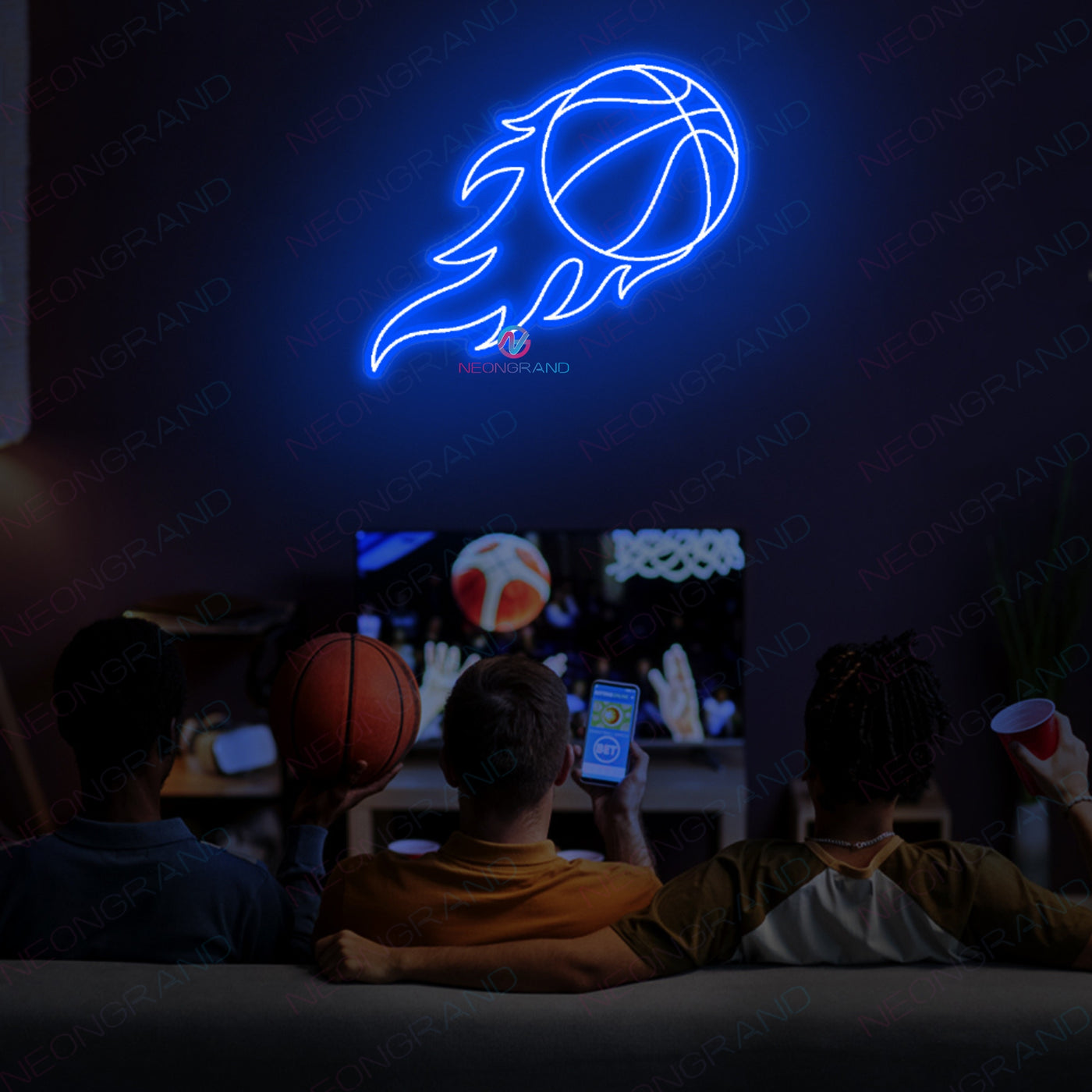 Basketball Neon Sign Sport Led Light