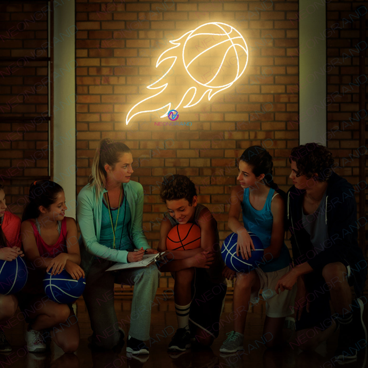 Basketball Neon Sign Sport Led Light