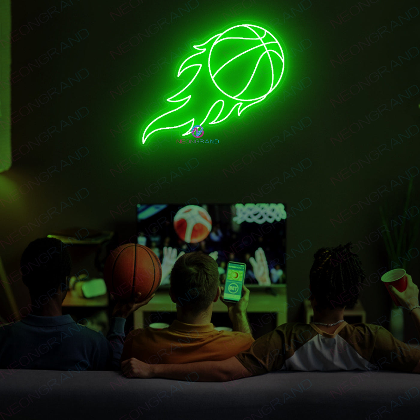 Basketball Neon Sign Sport Led Light