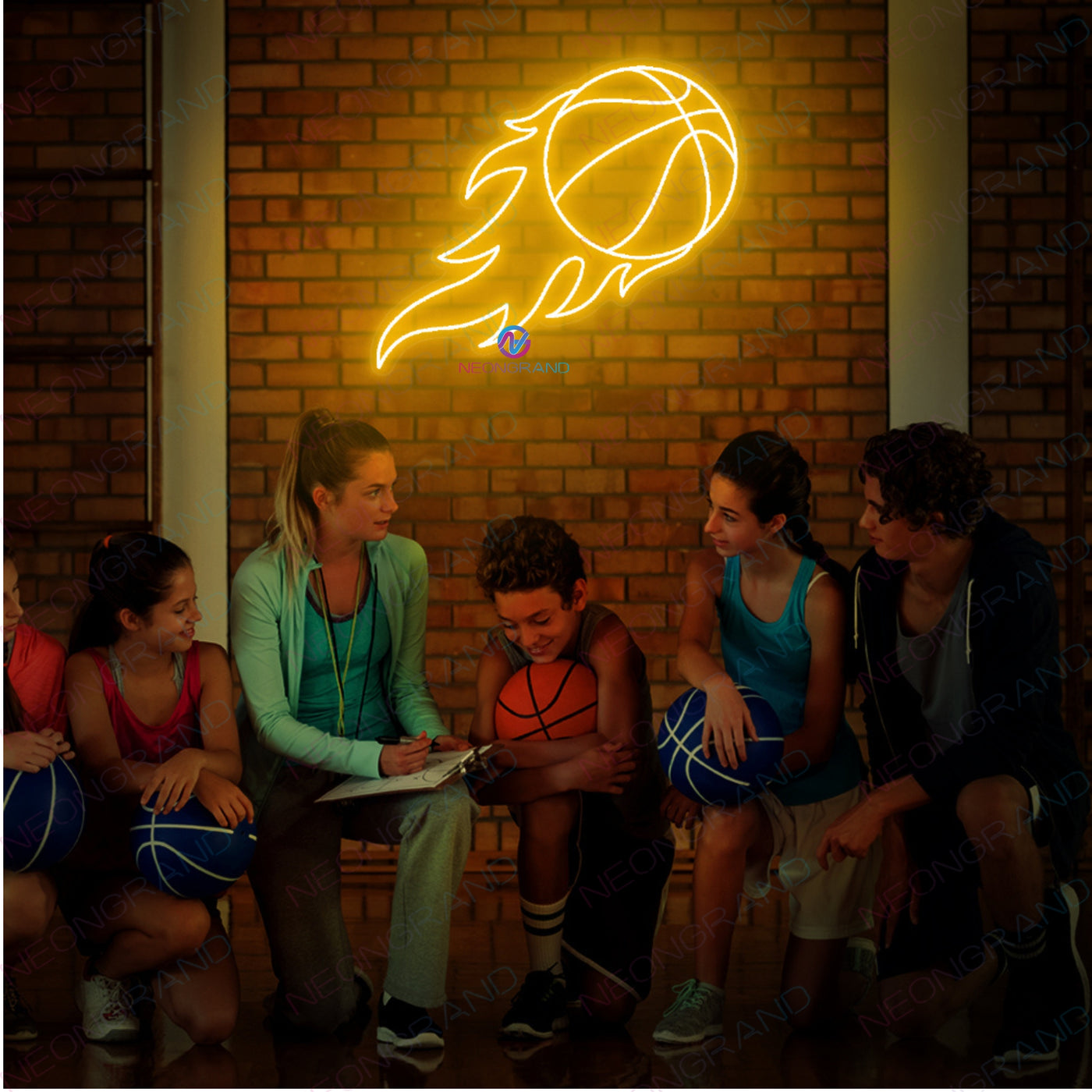 Basketball Neon Sign Sport Led Light