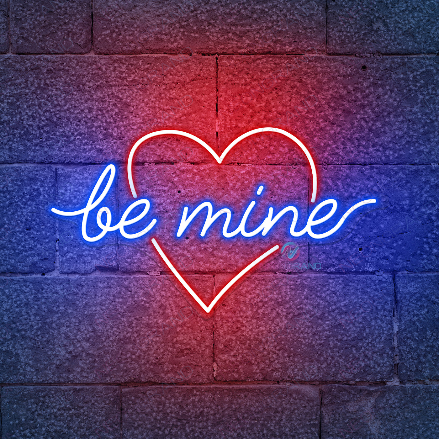Neon Be Mine Sign Valentine Led Light