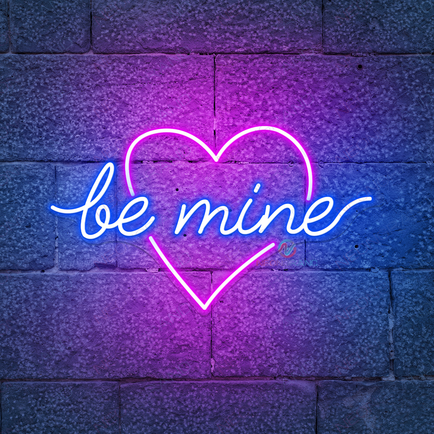 Neon Be Mine Sign Valentine Led Light