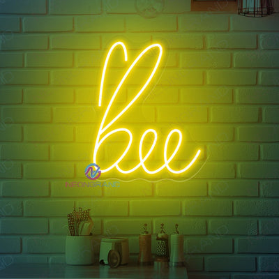 Bee Neon Sign Cool Led Light