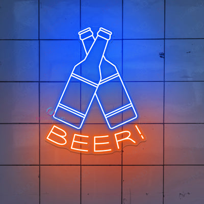 Beer Bottle Neon Sign Drinking Led Light