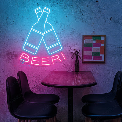 Beer Bottle Neon Sign Drinking Led Light Neon Beer Sign
