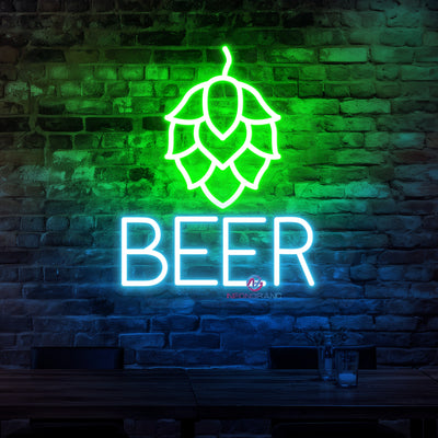 Beer Neon Sign Beer Hop Led Light