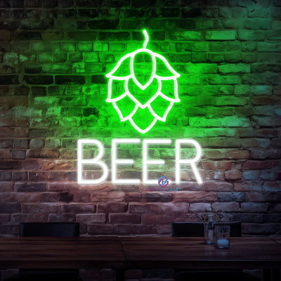 Beer Neon Sign Beer Hop Led Light