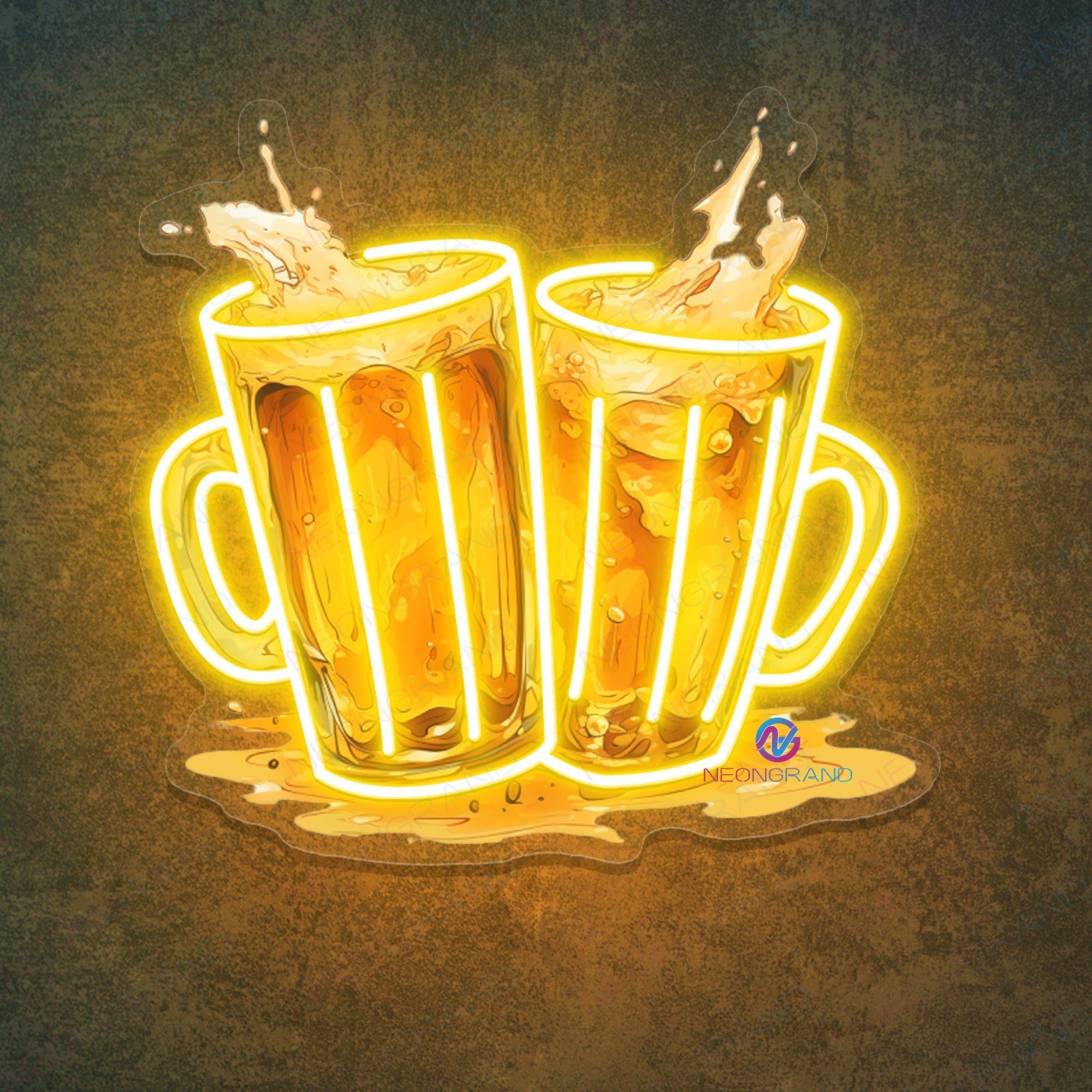 Beer Neon Sign UV Printed Led Light - NeonGrand