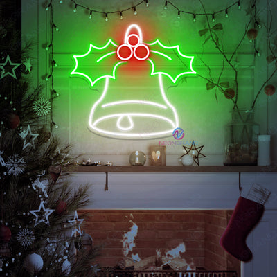 Bell Neon Sign Christmas Led Light