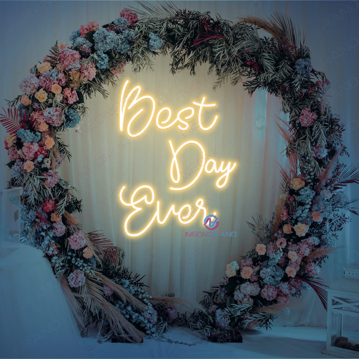 Best Day Ever Neon Sign Wedding Led Light