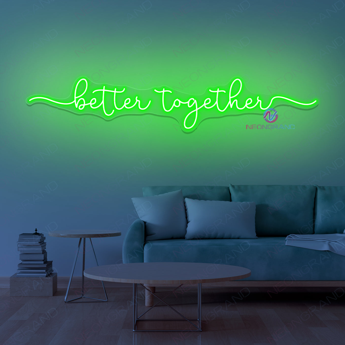 Better Together Neon Sign Word Led Light