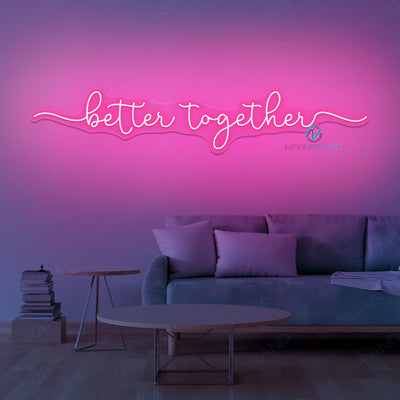 Better Together Neon Sign Word Led Light