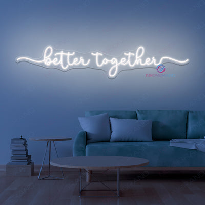 Better Together Neon Sign Word Led Light