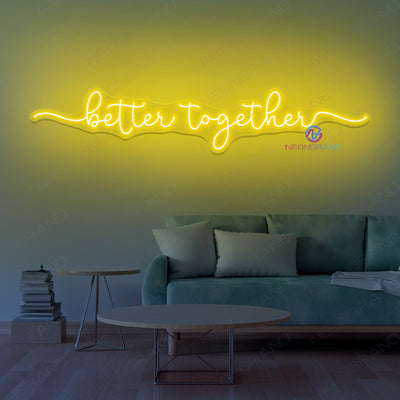 Better Together Neon Sign Word Led Light