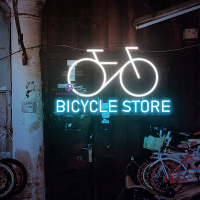 Bicycle Store Neon Sign Business LED Light For Sale