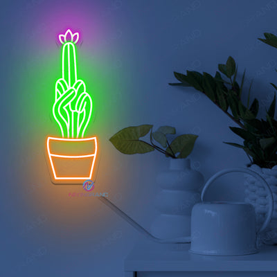 Cactus Neon Sign Cool Led Light