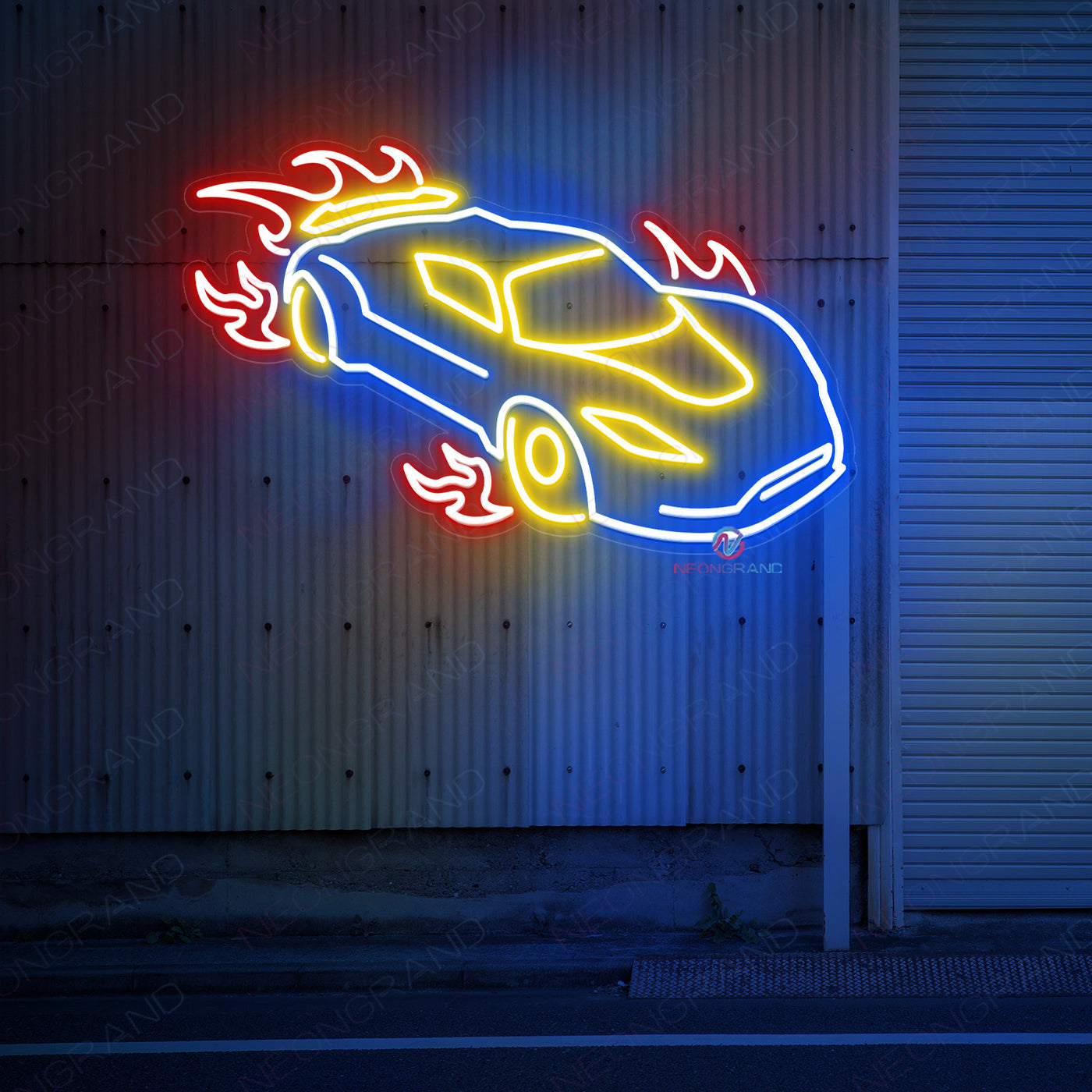 Car Increasing Speed Neon Sign Garage Led Light