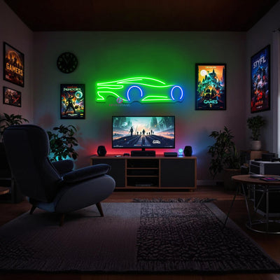 Car Neon Sign Gaming Room LED Light