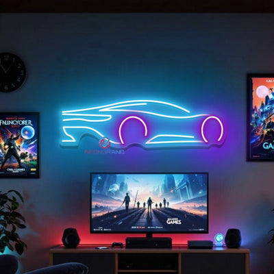 Car Neon Sign Gaming Room LED Light