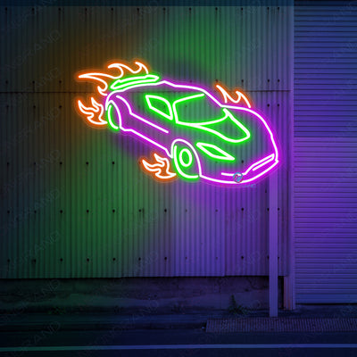 Car Increasing Speed Neon Sign Garage Led Light