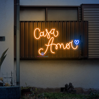 Casa Amor Neon Sign LED Word Lights