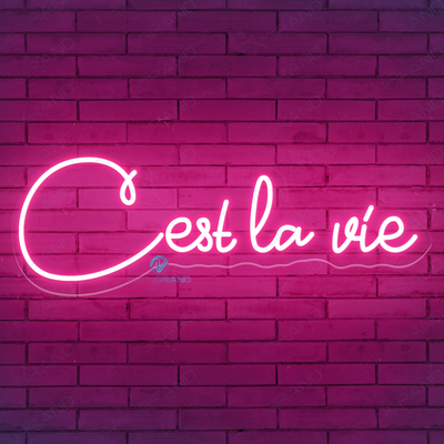 C'est La Vie Neon Sign Led Word Lights