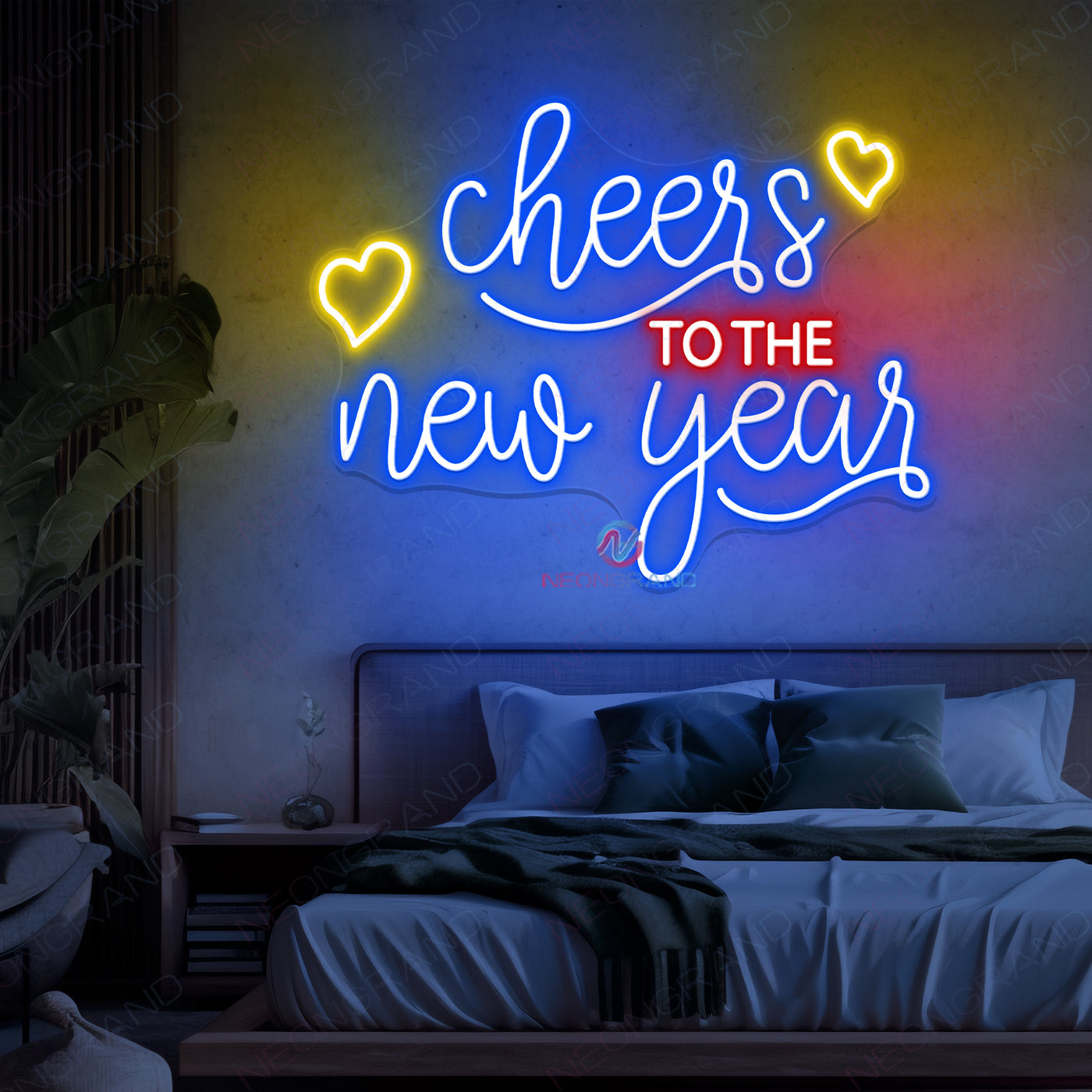Cheers To The New Year Neon Sign Led Light