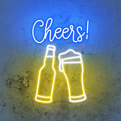 Cheers Neon Sign Beer Led Light