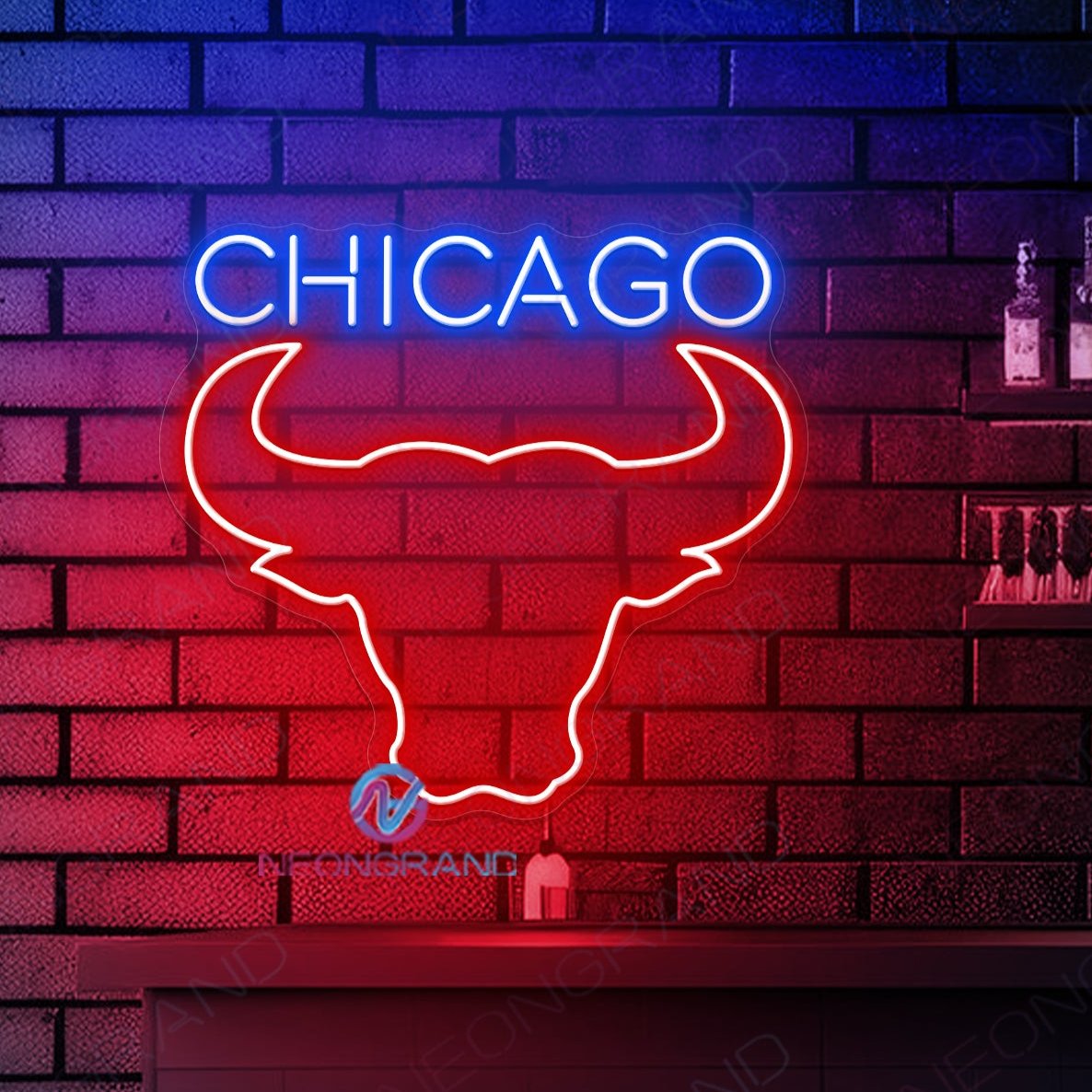 Chicago Neon Sign Man Cave Led Light