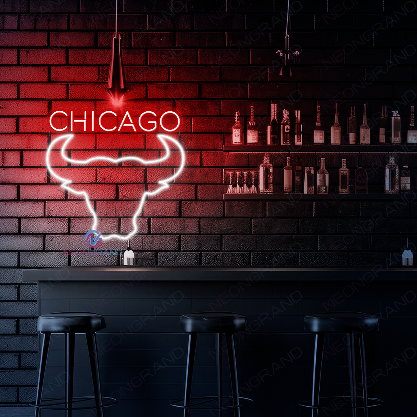 Chicago Neon Sign Man Cave Led Light